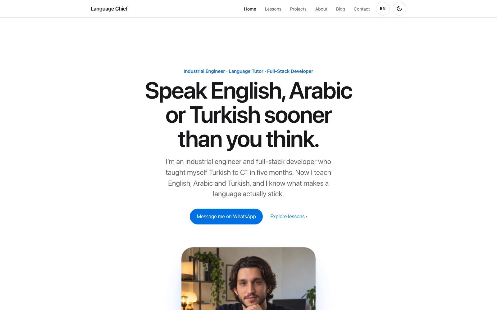 Language Chief: This site