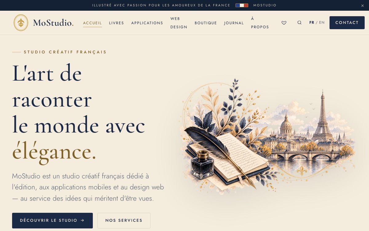 MoStudio: A French-inspired creative studio